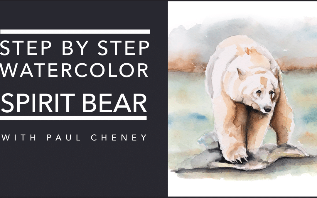 Watercolor Spirit Bear